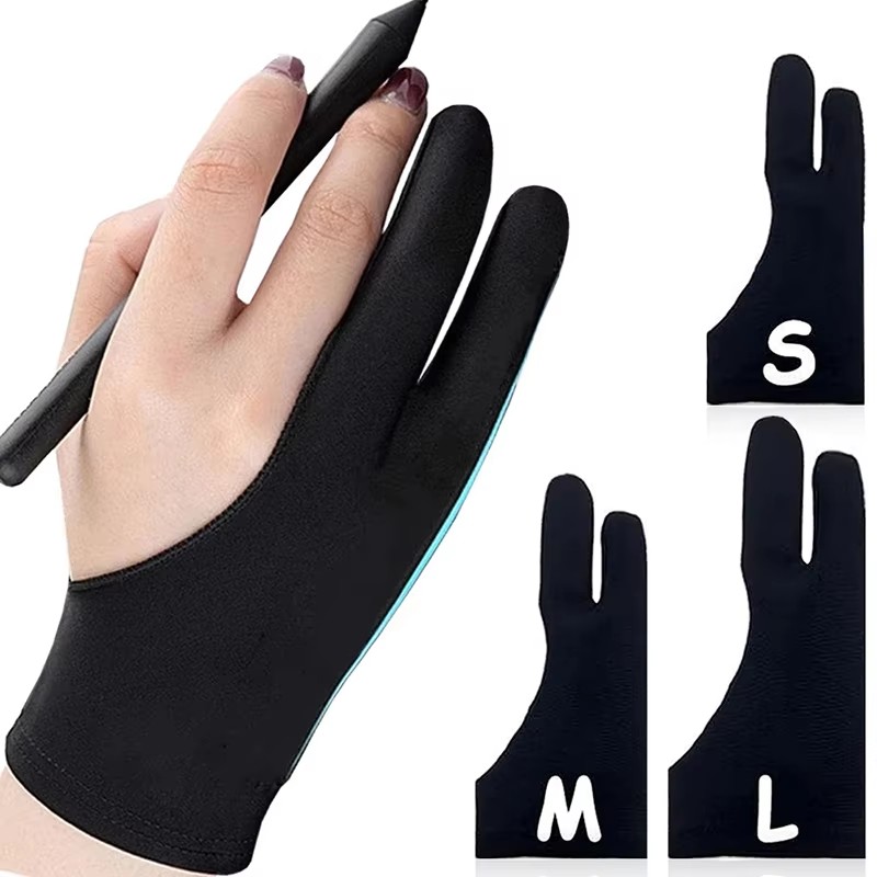 Drawing Glove Artist - Two-Fingers Anti-touch Painting Glove For Drawing