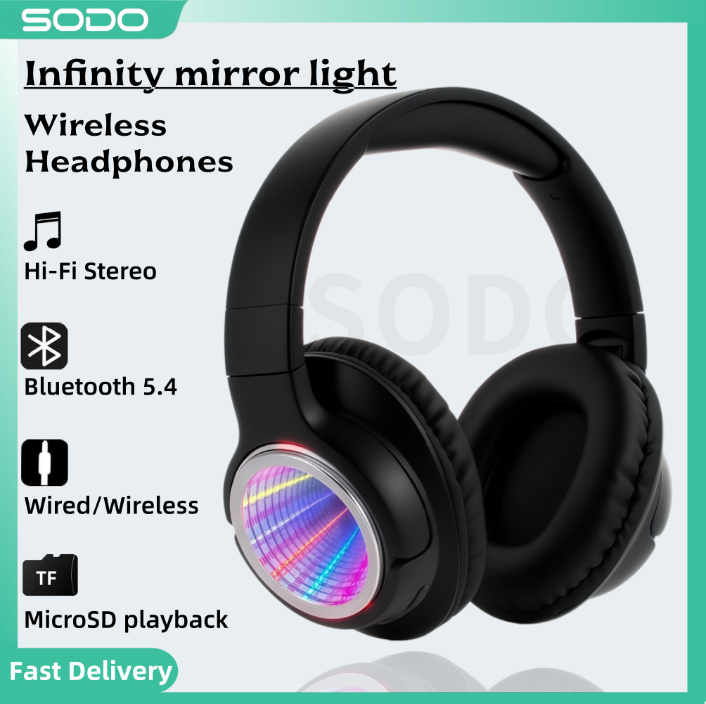 Wired Earphone Lightning - SODO SD1161 Bluetooth Headphones Abyss Light