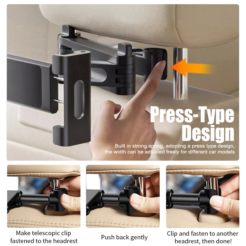 Tablet Accessories Must Have - Foldable Car Phone Holder Back Seat