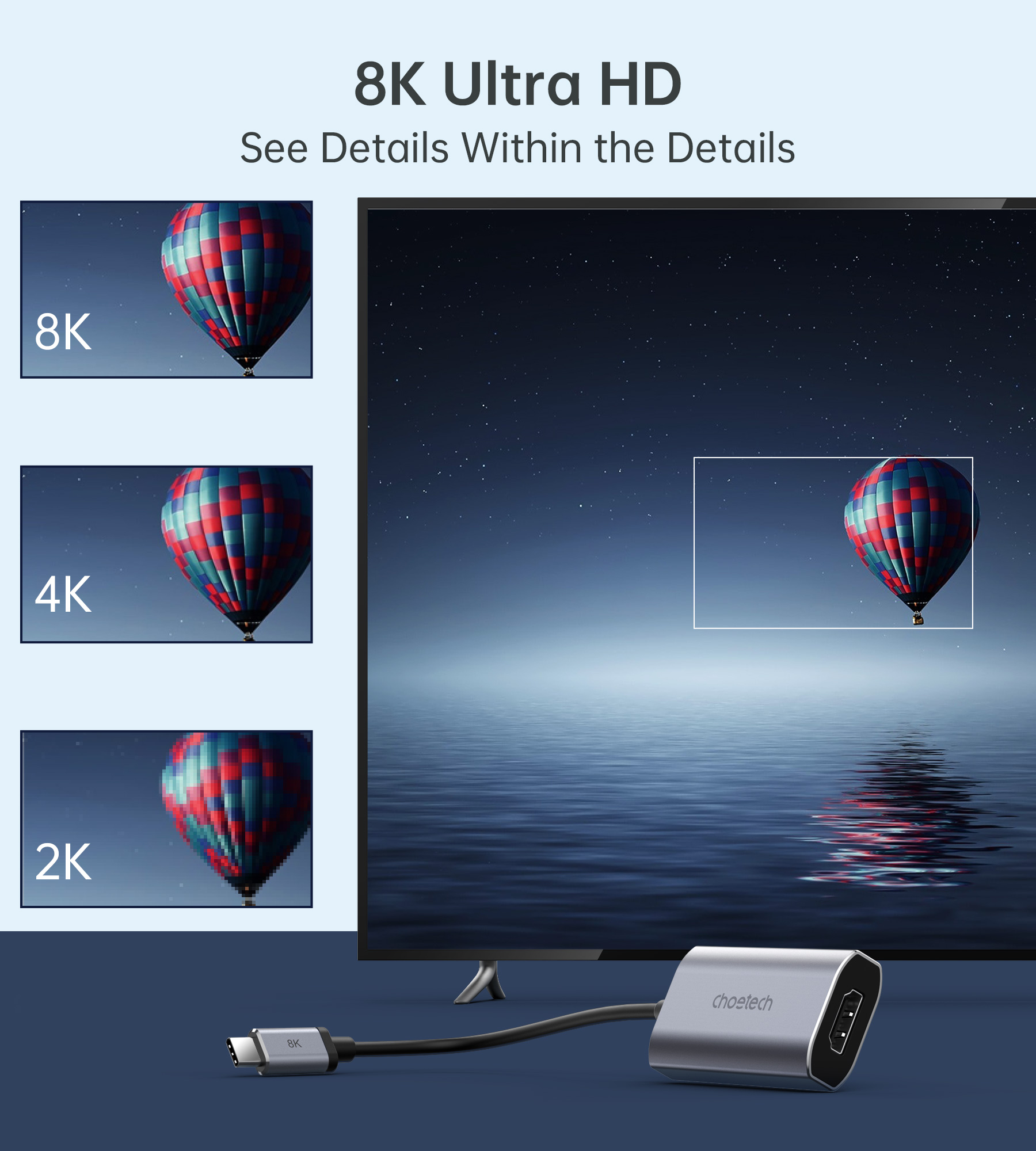 USB C to HDMI Adapter 8K, Thun - Hdmi Adapter Tablet 评论和价格