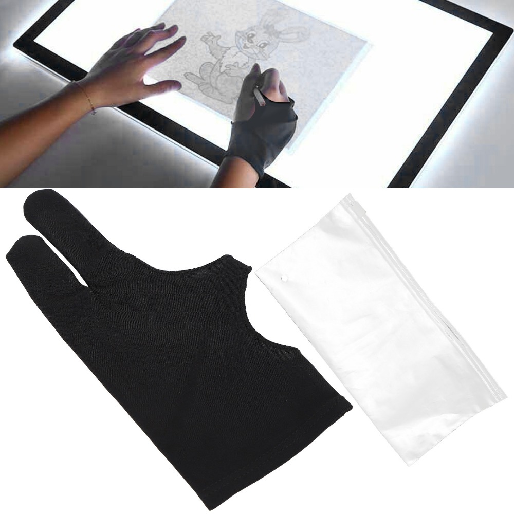 2pcs Durable Two-Finger Design - Drawing Glove Artist 评论和价格