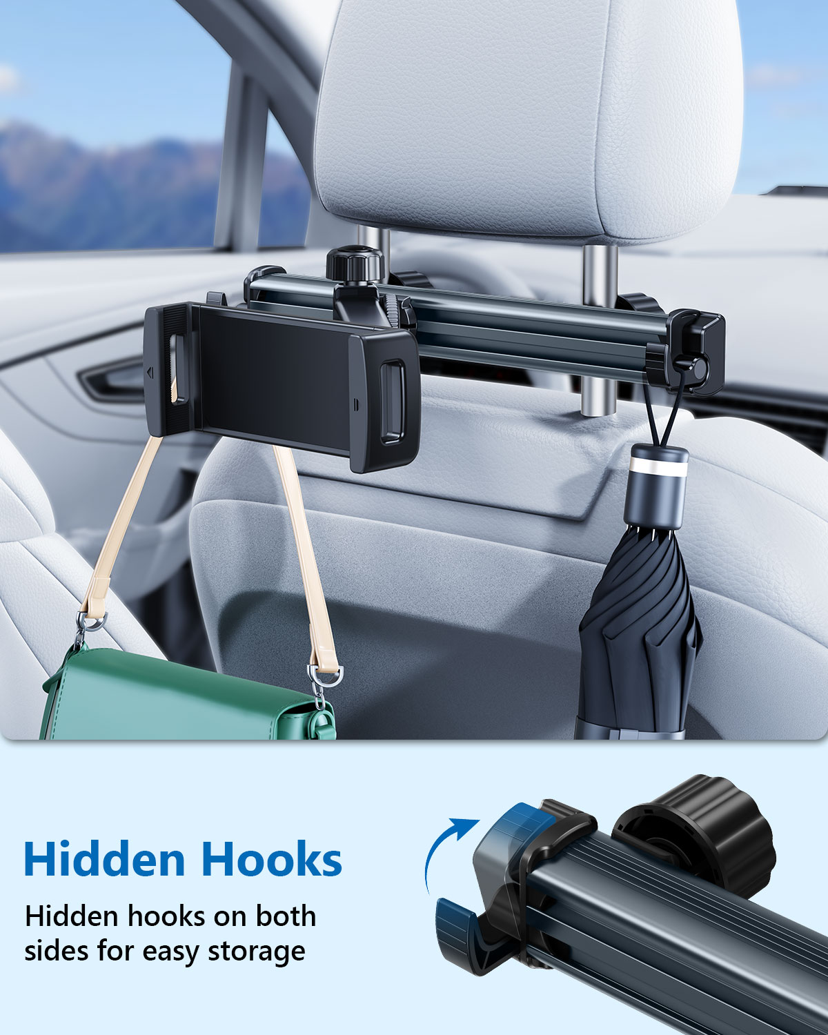Hipacool Car Tablet Holder Sta - Tablet Accessories Must Have 评论和价格