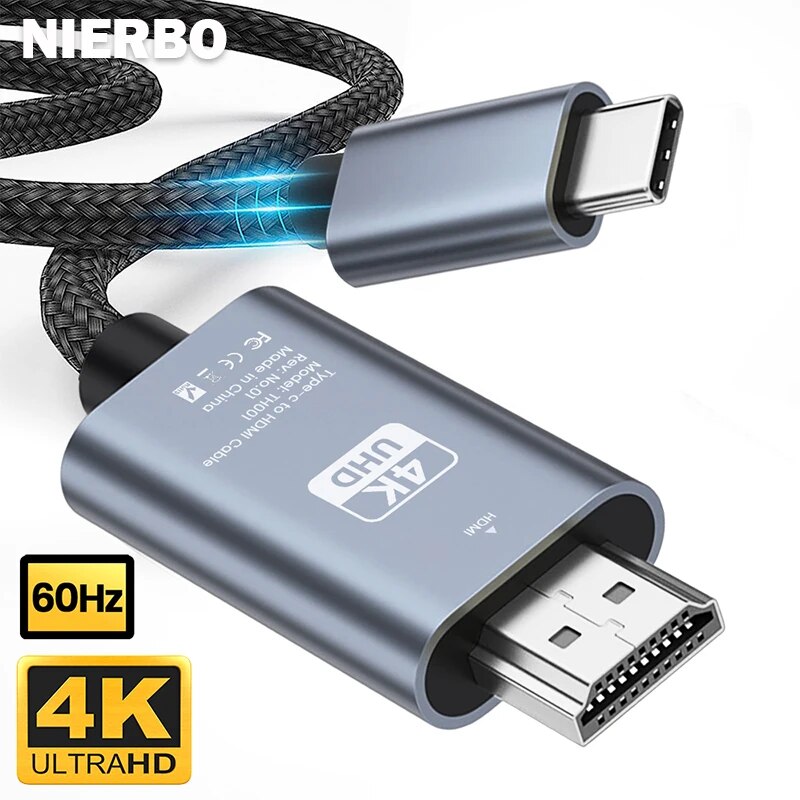 NIERBO USB C to HDMI Cable 6.6 - Hdmi Adapter Tablet 评论和价格