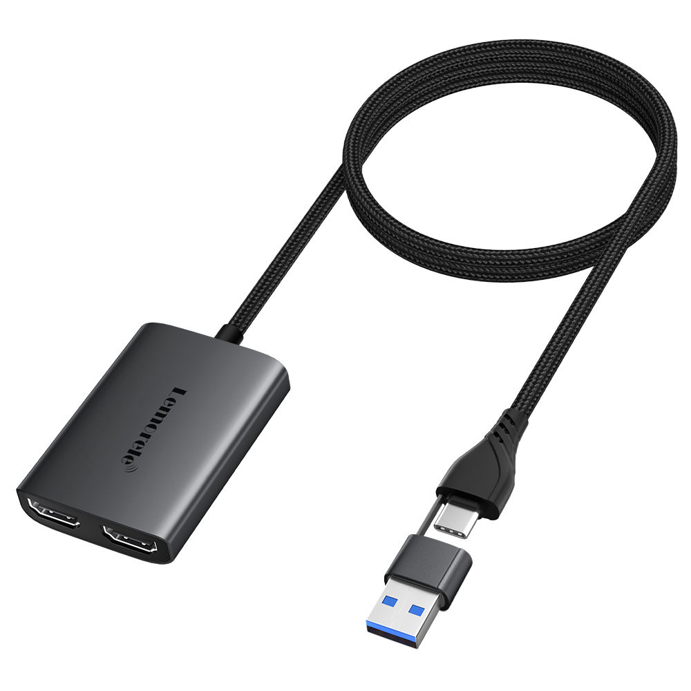 Lemorele Dual HDMI Adapter 4K  - Hdmi Adapter Tablet 评论和价格