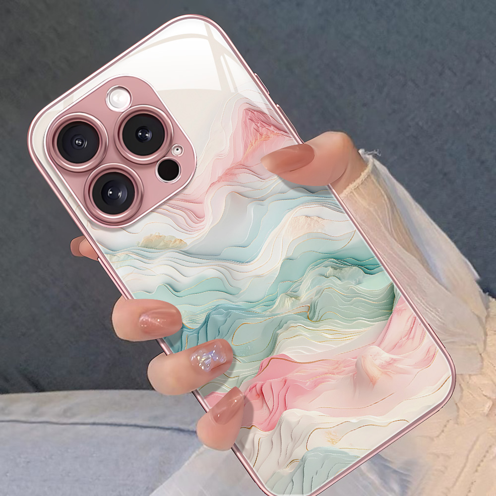 Tempered Glass Phone Case For  - Samsung Galaxy S25 评论和价格