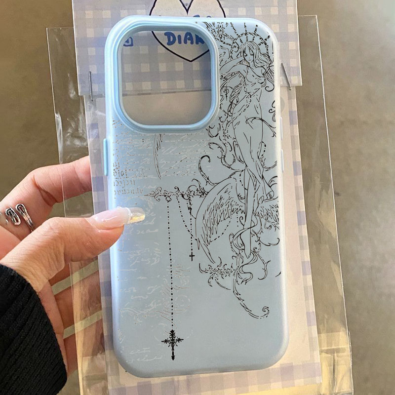 Gothic Style Angel Cross Line  - Samsung Galaxy S25 评论和价格