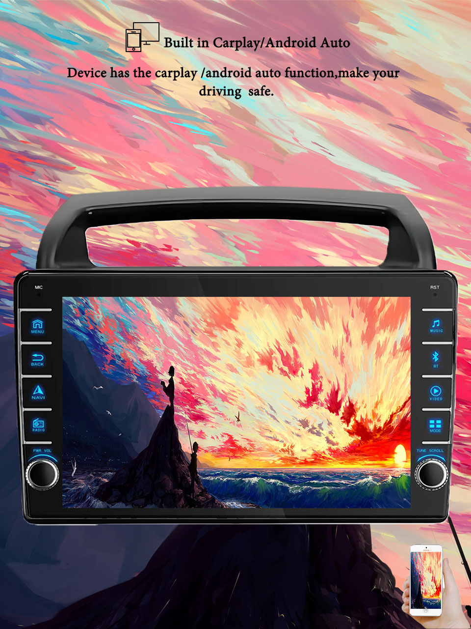 8G+128G Android 14 For Kia Car - Tablet Danish Mobile & Accessories Faisalabad 评论和价格