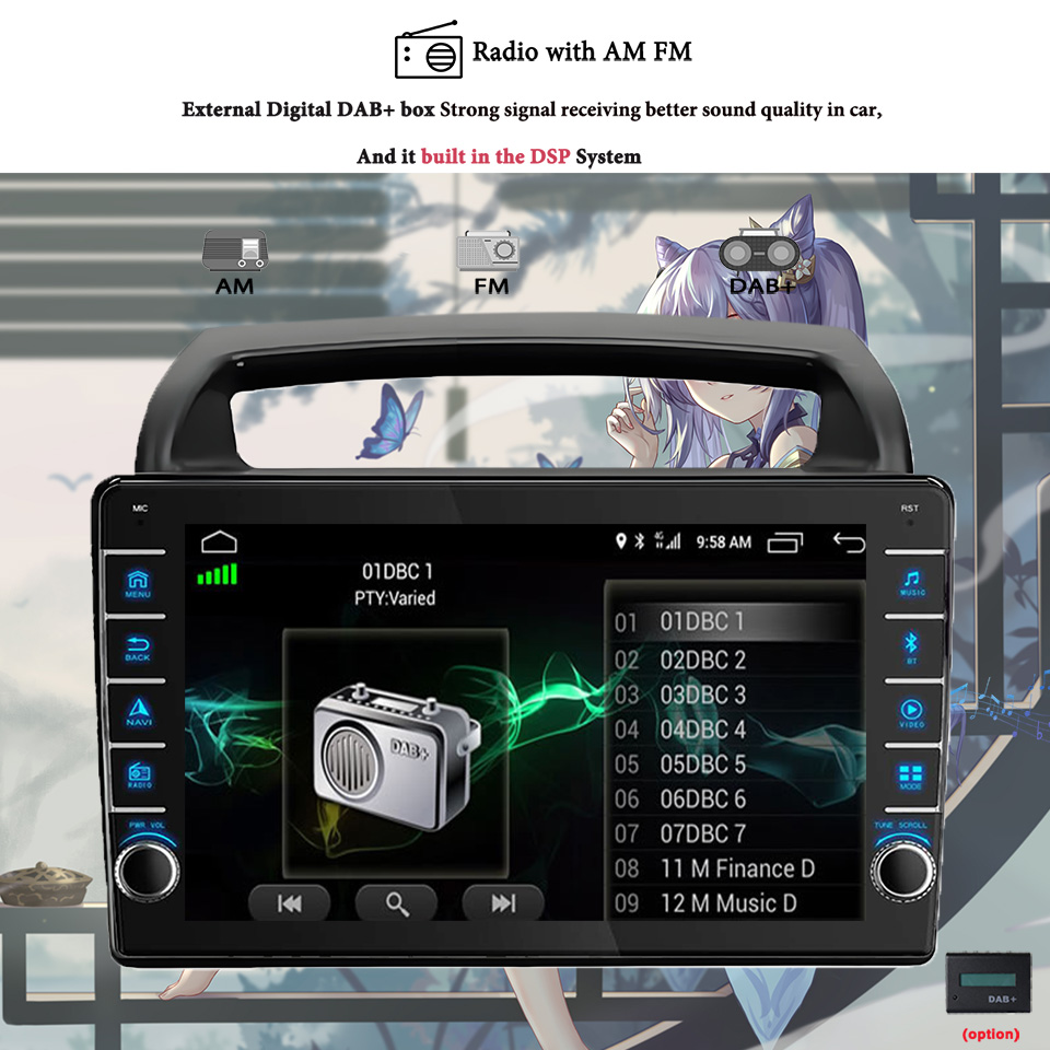 8G+128G Android 14 For Kia Car - Tablet Danish Mobile & Accessories Faisalabad 评论和价格