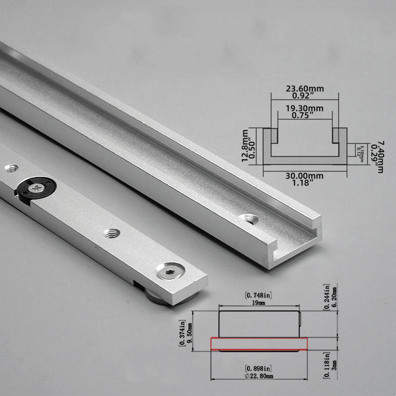2Pcs T‑Track & Miter Track Jig - Tablet Accessories Kit 评论和价格