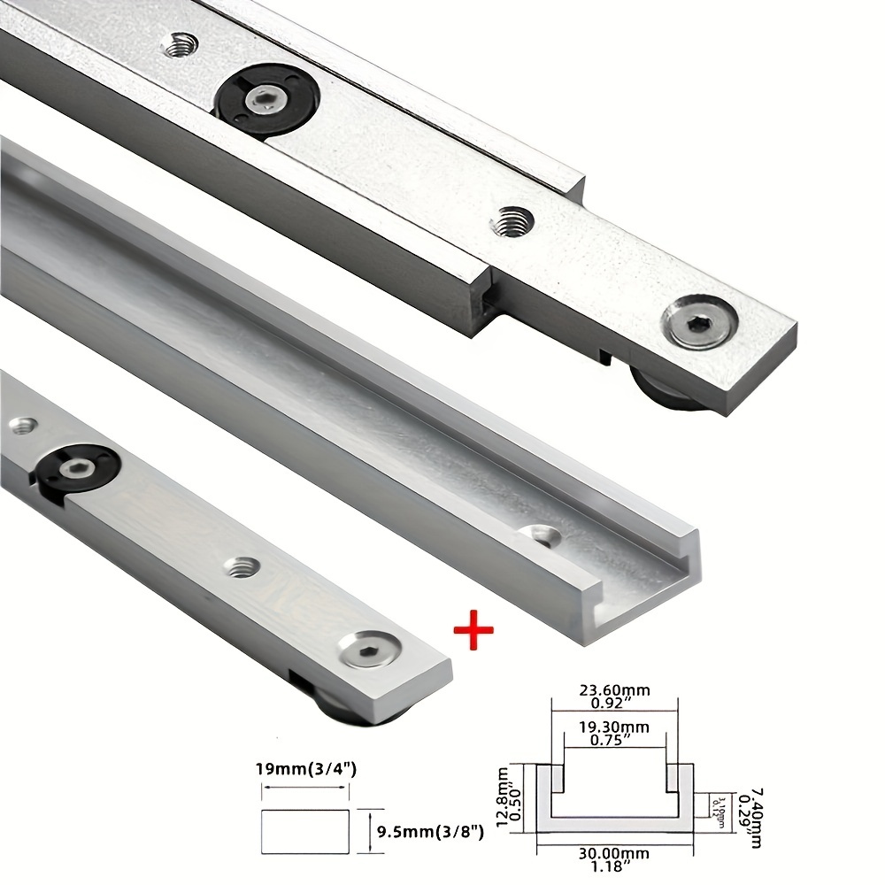 2Pcs T‑Track & Miter Track Jig - Tablet Accessories Kit 评论和价格