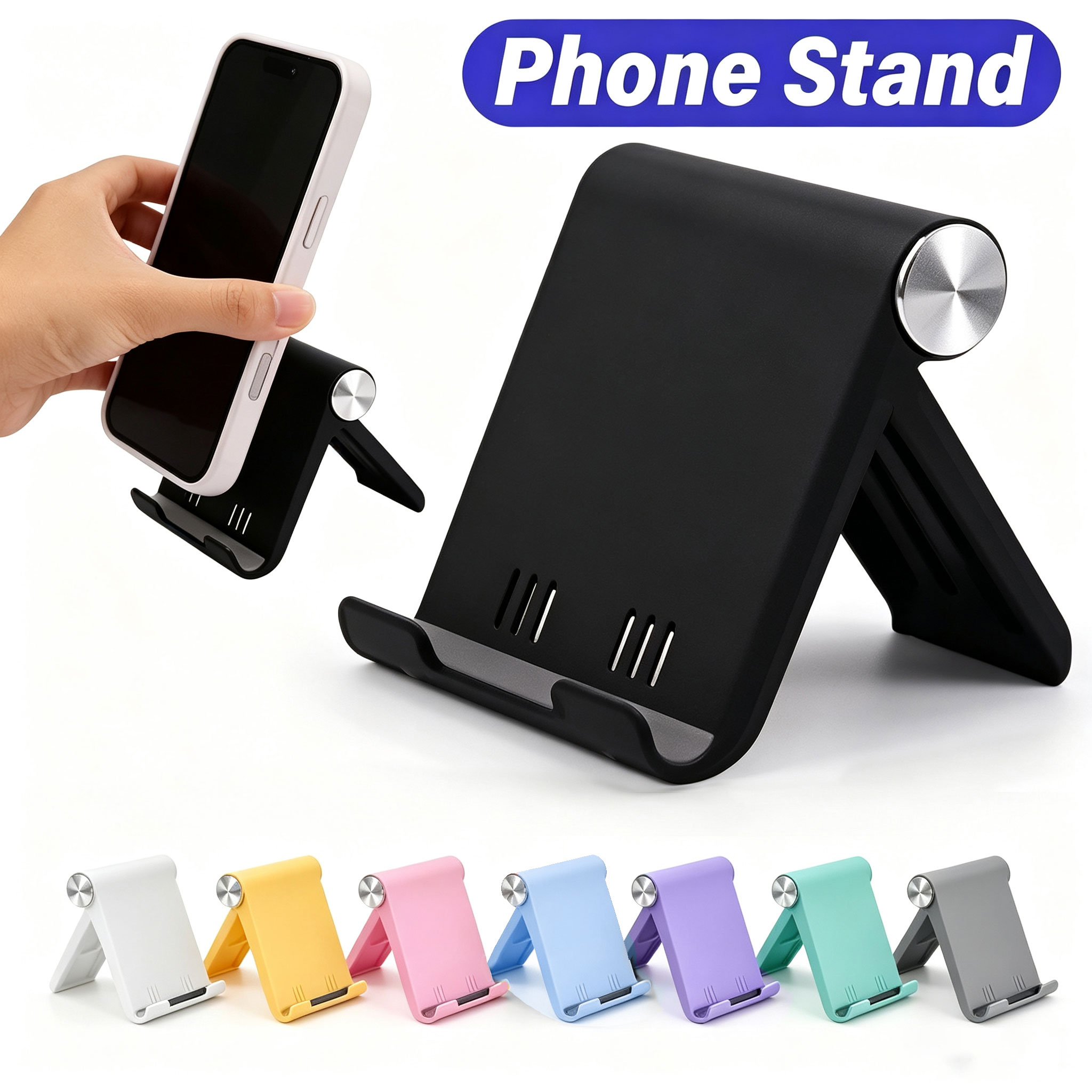 2pcs Foldable Phone Stand, 8 C - Tablet Holder Accessories 评论和价格