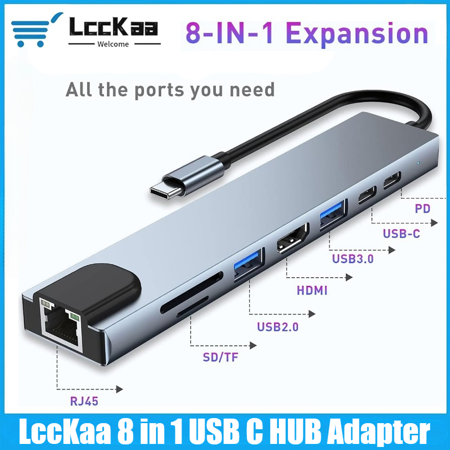 USB C Hub 8/7 in 1 4K HDMI Ada - Hdmi Adapter Tablet 评论和价格