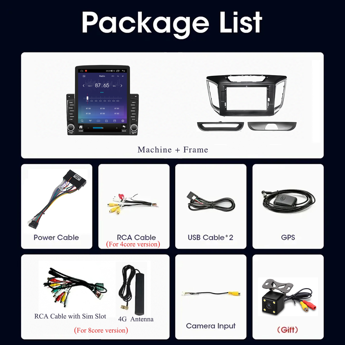 8G+128G Android 14 For Hyundai - Tablet Danish Mobile & Accessories Faisalabad 评论和价格