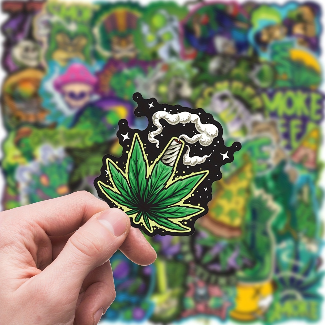 50pcs Leaves Stickers For Wate - Tablet Accessories For Girls 评论和价格