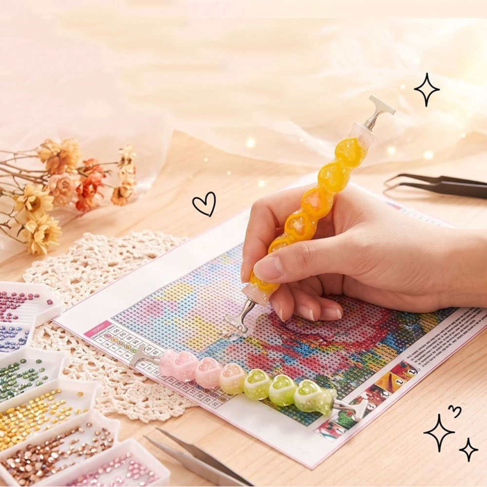 New Heart Shape Diamond Painti - Drawing Tablet Pen Accessories 评论和价格