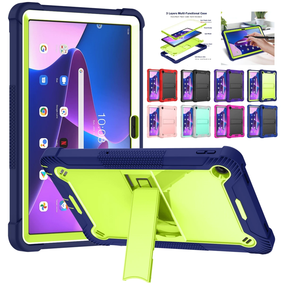Armor Stand Case For Samsung G - Samsung Tablet A9 Accessories 评论和价格