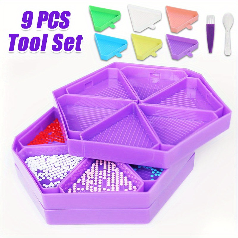 9PCS New Diamond Painting Tray - Drawing Tablet Pen Accessories 评论和价格