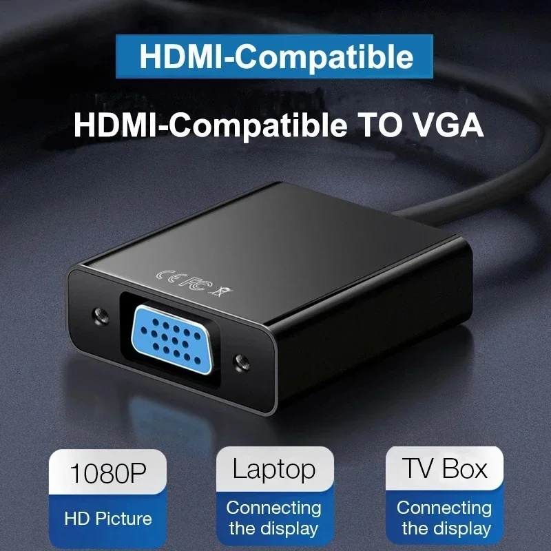 HD 1080P HDMI To VGA Cable Con - Hdmi Adapter Tablet 评论和价格