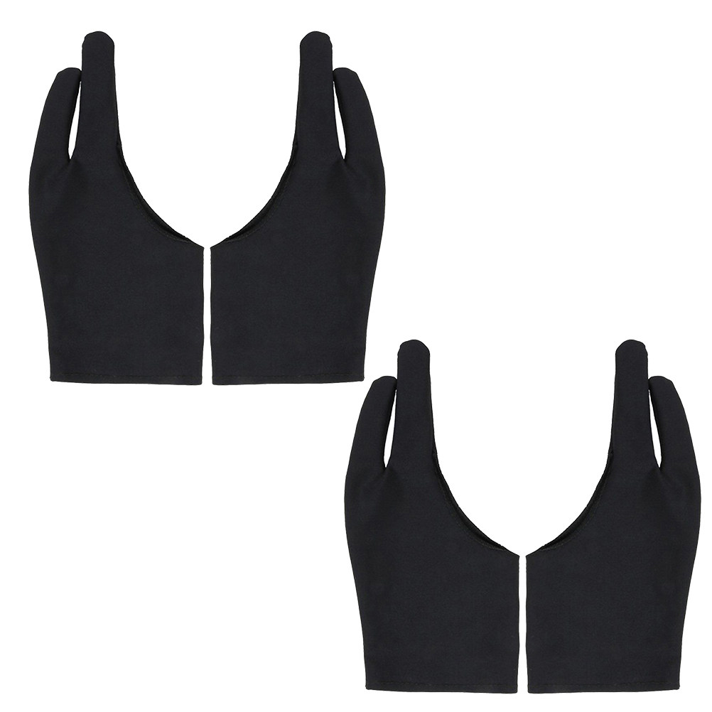 4Pcs Two Finger Artist Gloves  - Drawing Glove Artist 评论和价格