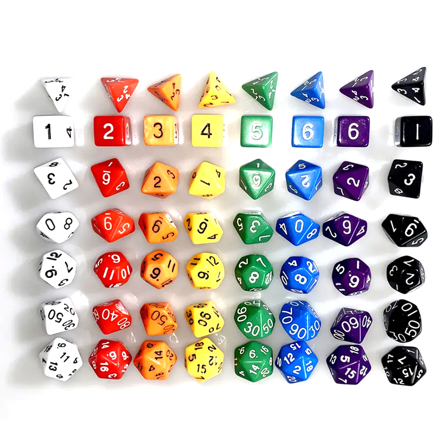 16/40pcs Polyhedral Game Dice, - Tablet Accessories Kit 评论和价格