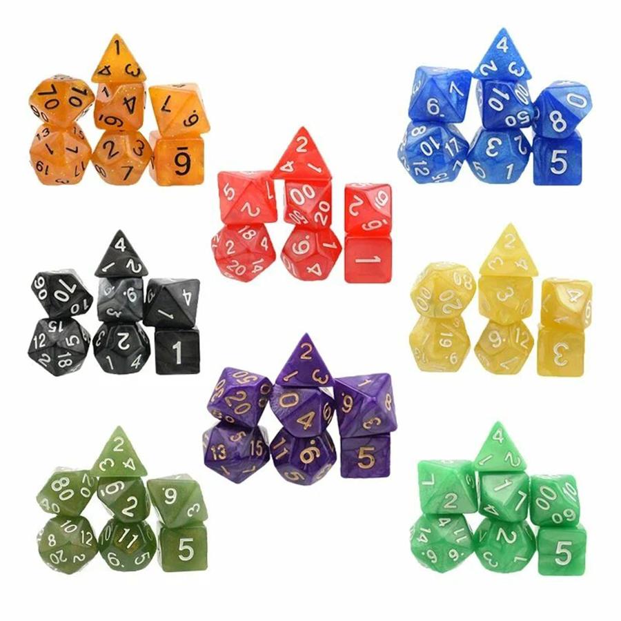 16/40pcs Polyhedral Game Dice, - Tablet Accessories Kit 评论和价格